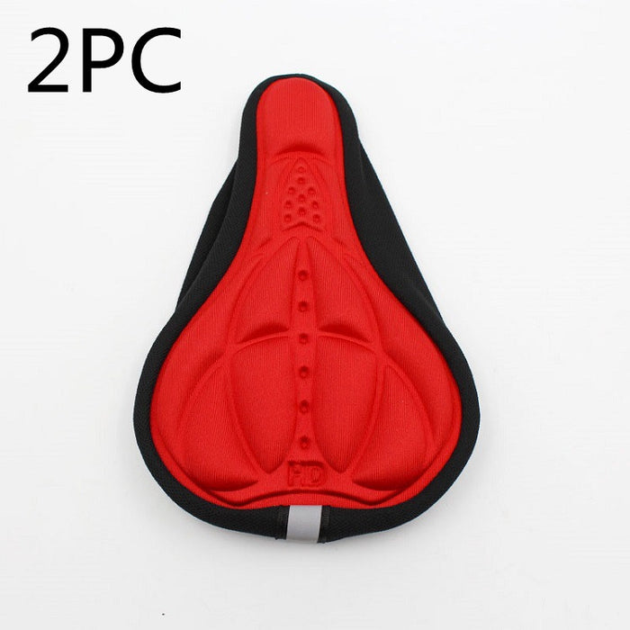 Funda de asiento transpirable 3D de color estera transpirable en relieve para bicicleta