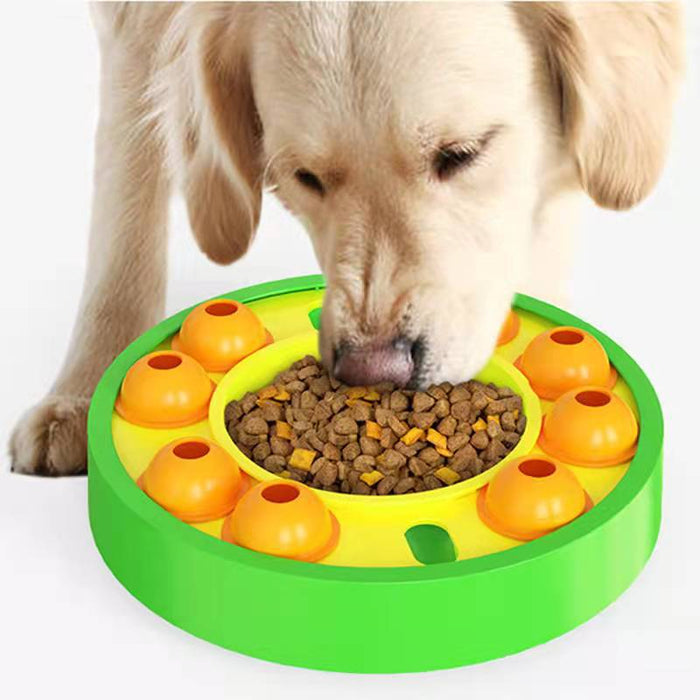 Hundehaustier-Puzzlespielzeug, langsamer Futterspender, interaktiver Futterspender zur Erhöhung des Welpen-IQ