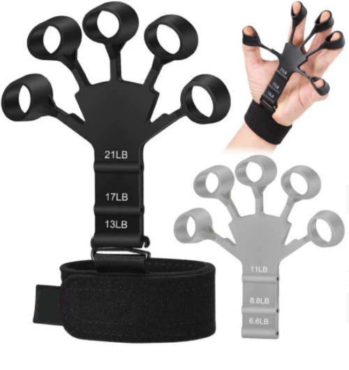 Silikon-Griffgerät, Fingerübungsstrecker, Fingergreifer, Krafttrainer