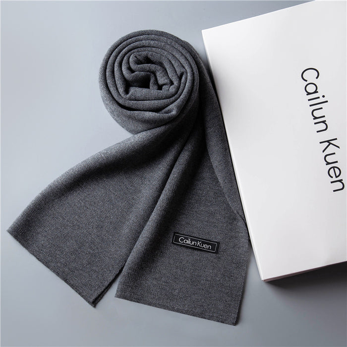 Trendy Warm Knitted Lätzchen Winter High-End Freizeit für Herren