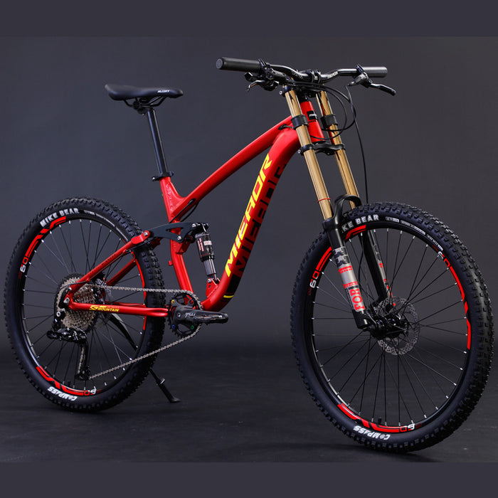 Bicicletta da mountain bike con smorzamento dei freni a olio Softail in lega di alluminio