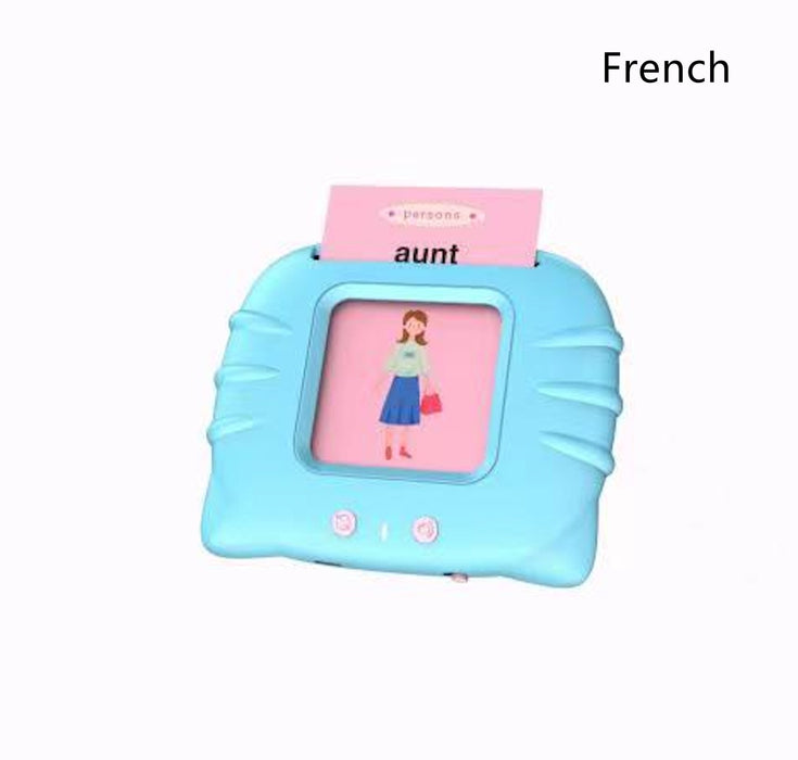 Tarjeta de educación temprana, iluminación para niños, máquina de aprendizaje de inglés