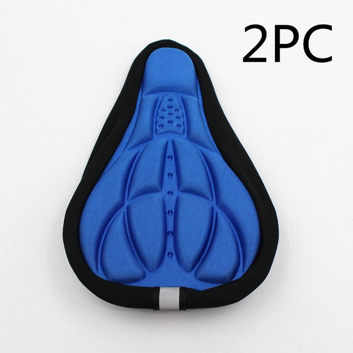Funda de asiento transpirable 3D de color estera transpirable en relieve para bicicleta