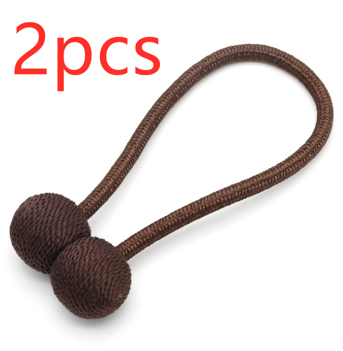 Imanes enganchados para dormitorio, correas de almacenamiento de encaje sin perforaciones, cortinas con hebillas magnéticas, clips fijos