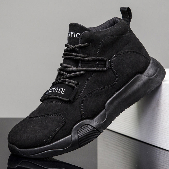 Zapatos casuales deportivos cálidos Zapatos de algodón para hombres
