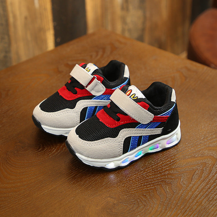 Scarpe da ginnastica da corsa traspiranti e luminose da uomo per bambini