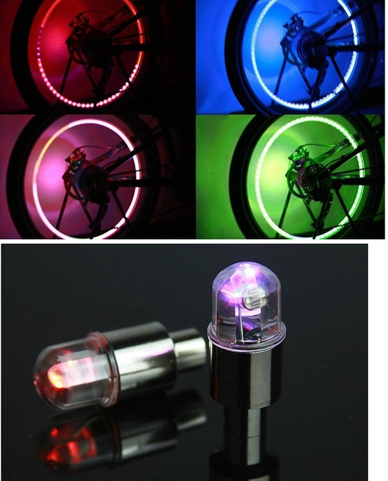 Lámpara colorida de la boquilla de la motocicleta del coche de las luces de la boquilla de las ruedas calientes del coche eléctrico de la bicicleta