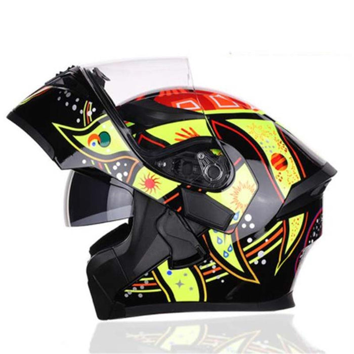 Casco de carreras de motos de cubierta completa de seguridad de moda