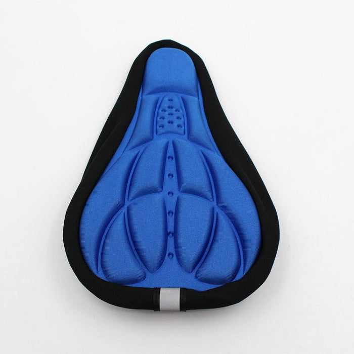 Funda de asiento transpirable 3D de color estera transpirable en relieve para bicicleta