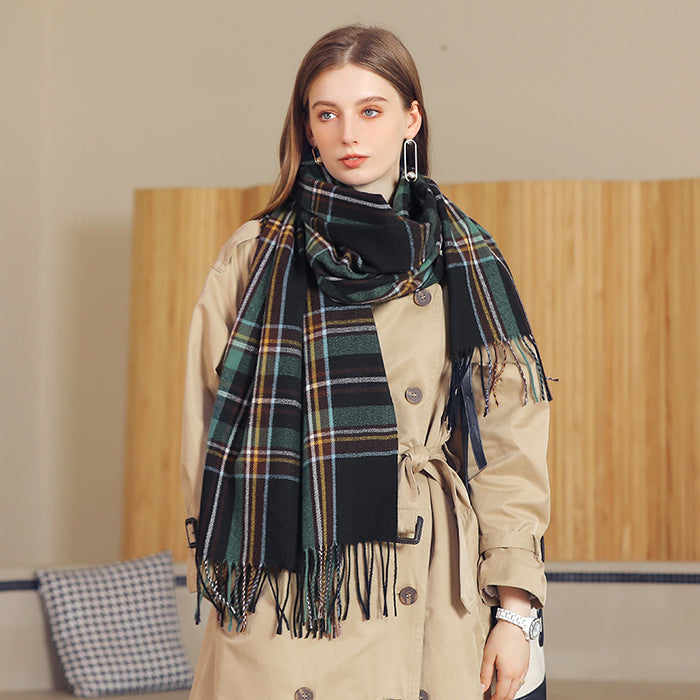 Neuer eleganter Winterschal für Frauen