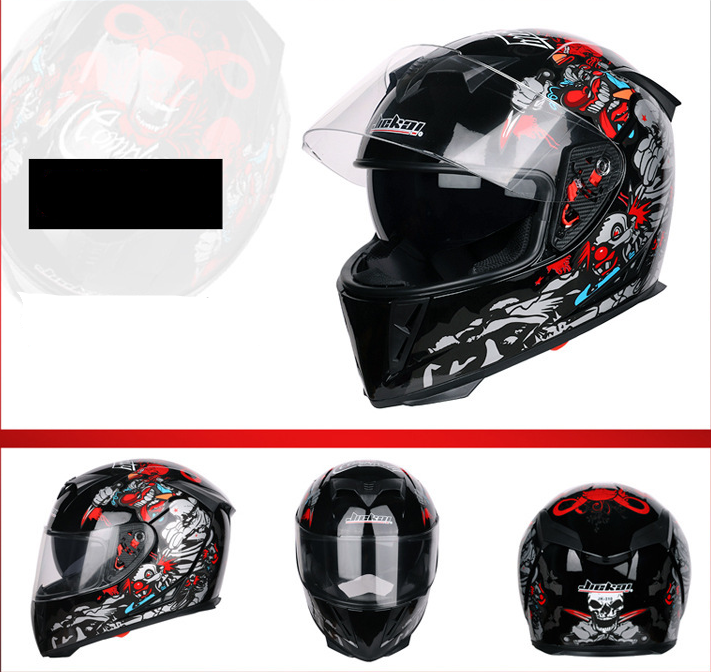 Moto Jetco de invierno con dos lentes y cubierta completa