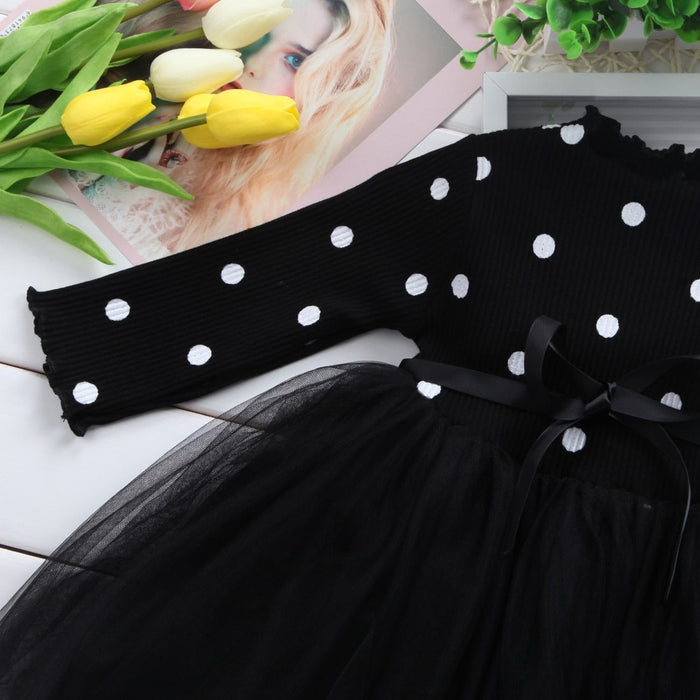Bebê meninas primavera inverno manga longa tutu vestidos de renda infantil recém-nascido 1st aniversário festa roupas vestido batismo casual wear