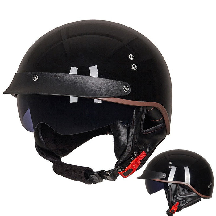 Casco De Moto Vintage