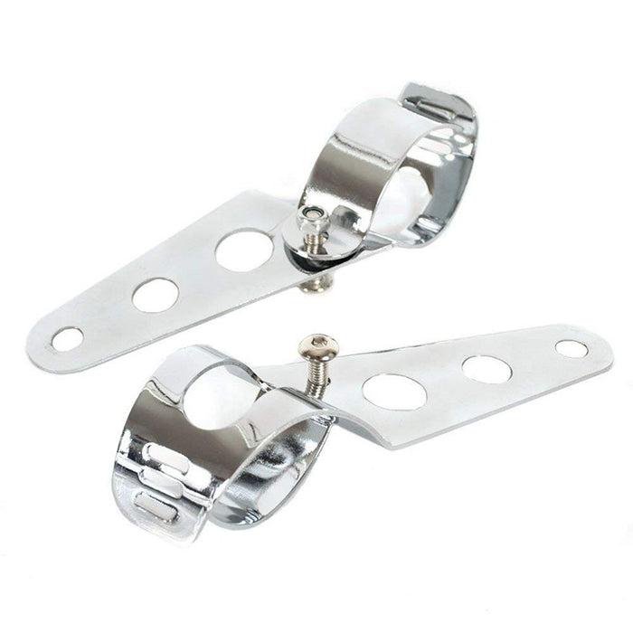 Clignotant de phare de moto, clignotant avec support, phare pour Cafe Racer