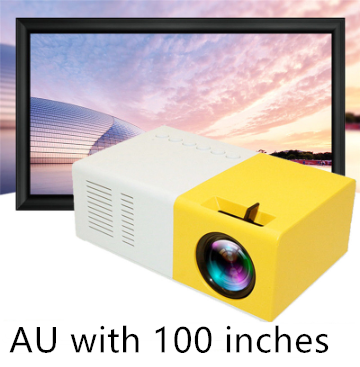 Proiettore portatile 3D Hd Led Home Theater Cinema Proiettore audio USB compatibile HDMI Mini proiettore Yg300