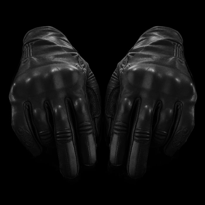 guantes de cuero para moto