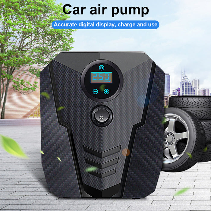 Compresor de aire portátil para coche, Inflador de neumáticos Digital DC 12V, bomba de aire automática de 150 PSI para coche, motocicleta, bomba de neumáticos con luz LED