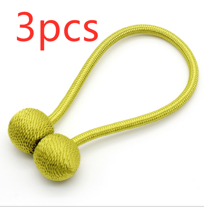 Imanes enganchados para dormitorio, correas de almacenamiento de encaje sin perforaciones, cortinas con hebillas magnéticas, clips fijos