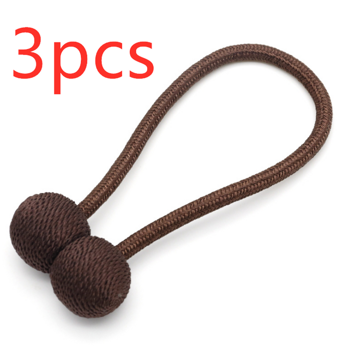 Imanes enganchados para dormitorio, correas de almacenamiento de encaje sin perforaciones, cortinas con hebillas magnéticas, clips fijos