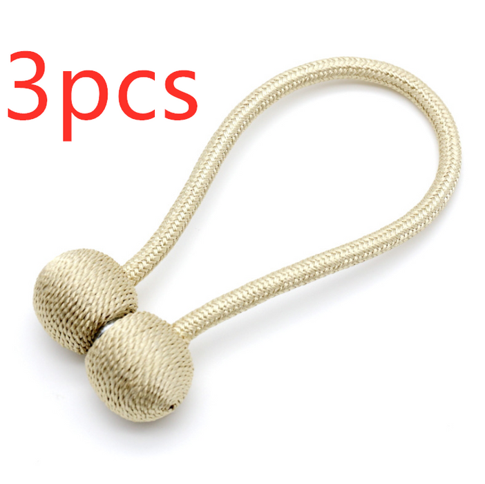 Imanes enganchados para dormitorio, correas de almacenamiento de encaje sin perforaciones, cortinas con hebillas magnéticas, clips fijos