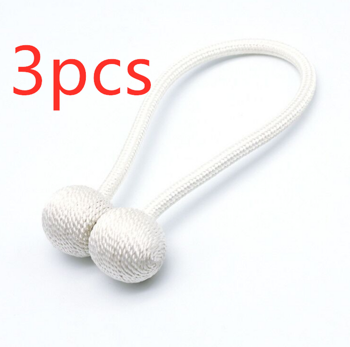 Imanes enganchados para dormitorio, correas de almacenamiento de encaje sin perforaciones, cortinas con hebillas magnéticas, clips fijos
