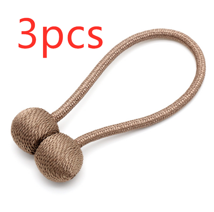 Imanes enganchados para dormitorio, correas de almacenamiento de encaje sin perforaciones, cortinas con hebillas magnéticas, clips fijos