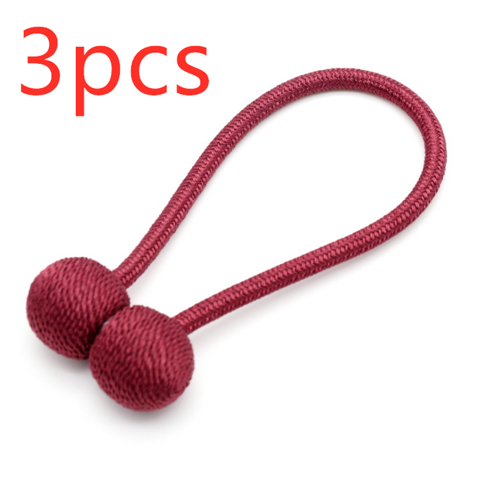 Imanes enganchados para dormitorio, correas de almacenamiento de encaje sin perforaciones, cortinas con hebillas magnéticas, clips fijos