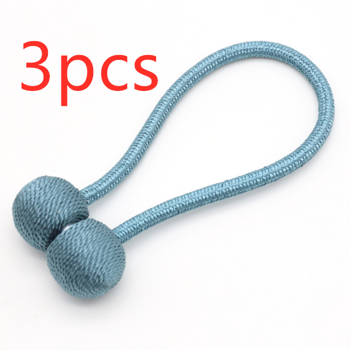 Imanes enganchados para dormitorio, correas de almacenamiento de encaje sin perforaciones, cortinas con hebillas magnéticas, clips fijos