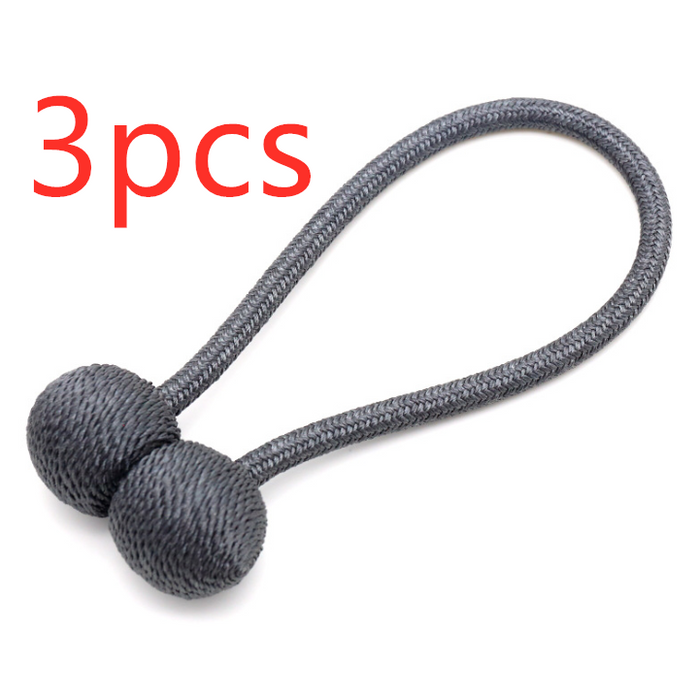 Imanes enganchados para dormitorio, correas de almacenamiento de encaje sin perforaciones, cortinas con hebillas magnéticas, clips fijos