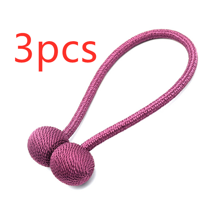 Imanes enganchados para dormitorio, correas de almacenamiento de encaje sin perforaciones, cortinas con hebillas magnéticas, clips fijos