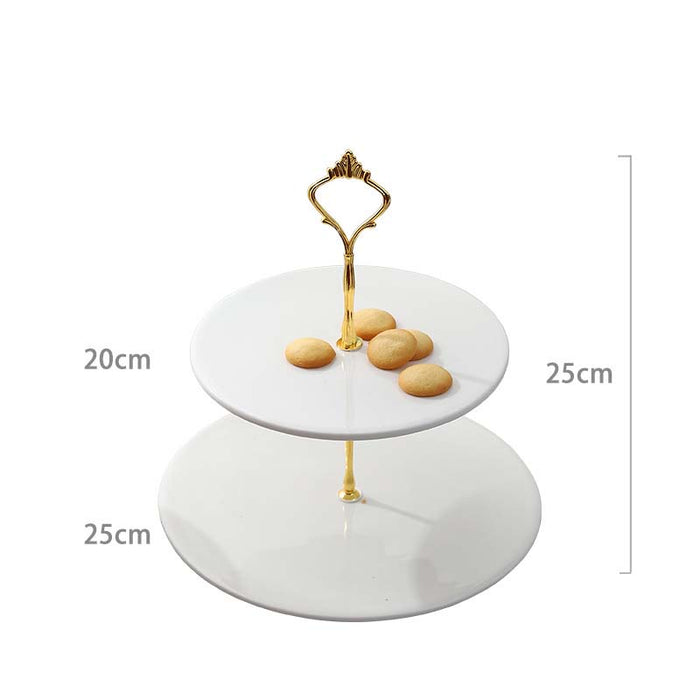 Bandeja de pastel de decoración de estante de exhibición de mesa de postre