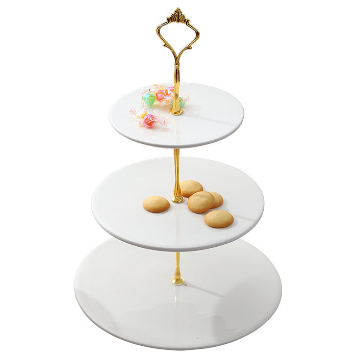 Bandeja de pastel de decoración de estante de exhibición de mesa de postre