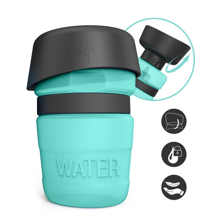 Haustier Outdoor faltbare Flasche Hund Reise Wasserflasche Hund Wasserspender