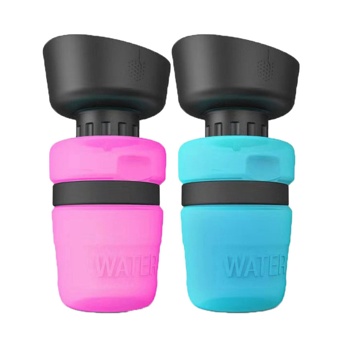 Haustier Outdoor faltbare Flasche Hund Reise Wasserflasche Hund Wasserspender