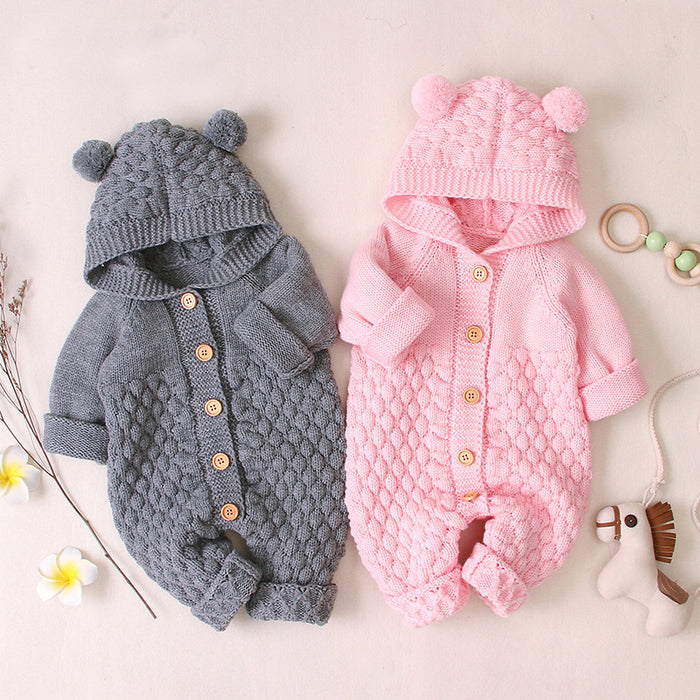 Ropa de bebé Mono de punto Modelos de primavera y otoño