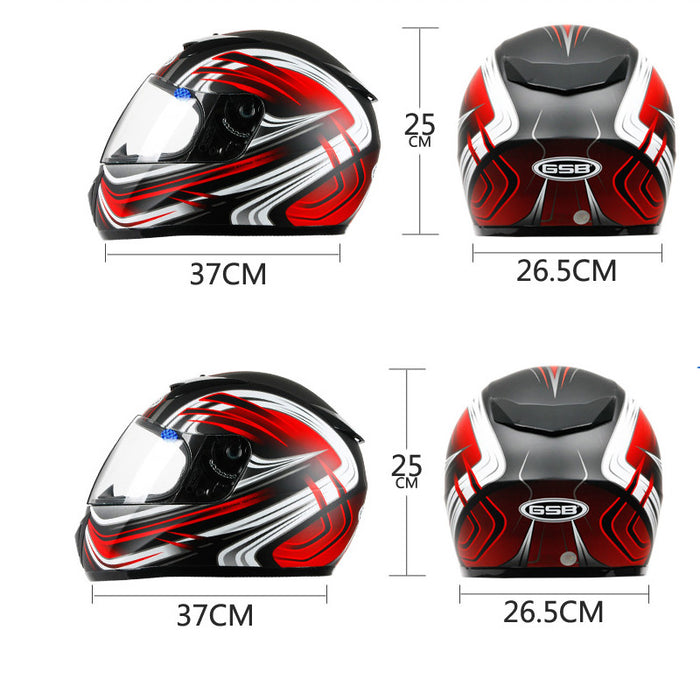 Casco de motocicleta eléctrica Casco integral masculino
