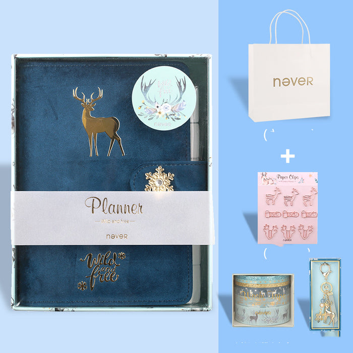 Nunca sereia manual a6 caderno de folhas soltas destacável caderno de folhas soltas manual de recarga em torno de linda menina coração estudante universitário presente de aniversário menina