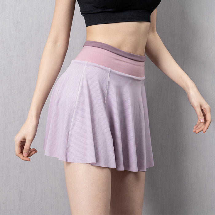 Cloud Hide-faldas de tenis para mujer, pantalón de bádminton para correr, Golf, pantalones cortos deportivos para gimnasio, Fitness, bolsillo para teléfono, falda deportiva de cintura alta