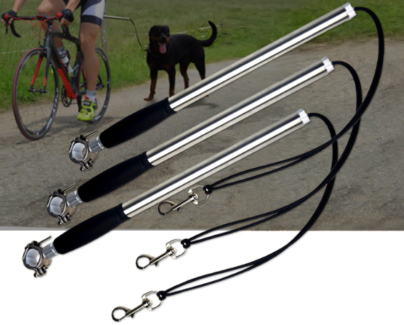 Correa de bicicleta de acero inoxidable para perros