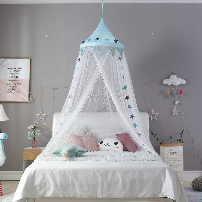 Tende da letto per bambini, zanzariere a cupola sospese, tende leggere e traspiranti