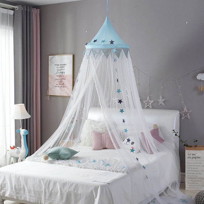 Tende da letto per bambini, zanzariere a cupola sospese, tende leggere e traspiranti