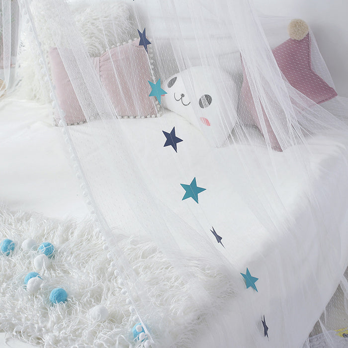Tende da letto per bambini, zanzariere a cupola sospese, tende leggere e traspiranti
