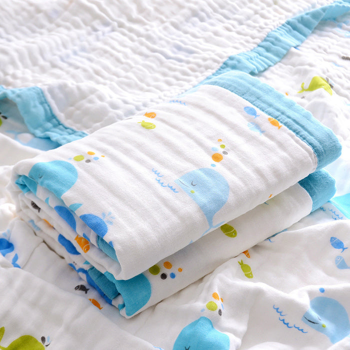 Toalla de baño para bebé recién nacido, gasa de algodón para recién nacido,