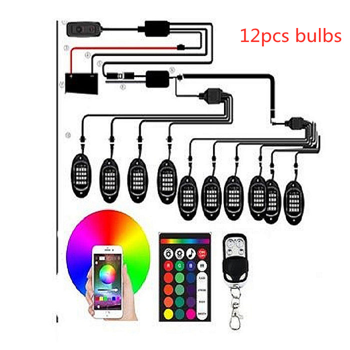 Luces decorativas de control de aplicaciones para automóviles y motocicletas