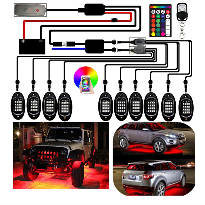 Luces decorativas de control de aplicaciones para automóviles y motocicletas