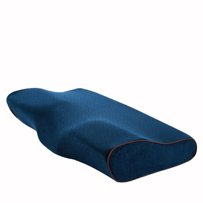Almohada contorneada de espuma viscoelástica para el dolor de cuello Almohadas cervicales