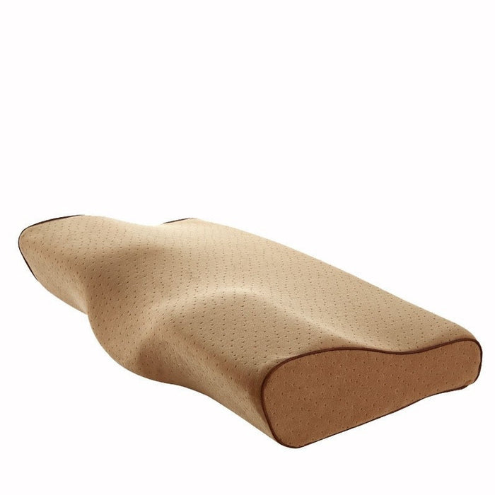 Almohada contorneada de espuma viscoelástica para el dolor de cuello Almohadas cervicales