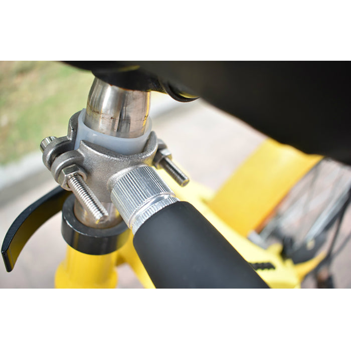 Correa de bicicleta de acero inoxidable para perros