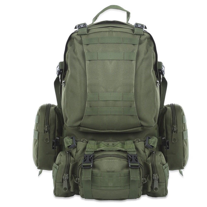 Zaino da esterno da 50 litri Molle Zaino tattico militare Zaino Borsa sportiva Zaino da campeggio impermeabile da viaggio