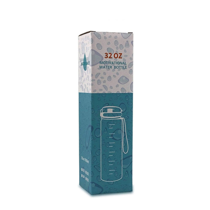 1-Liter-Tritan-Wasserflasche mit Time-Marker-Bounce-Abdeckung